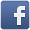 Facebook logo in header